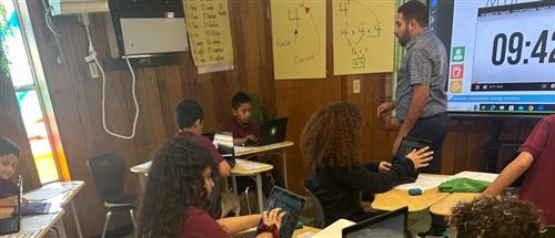 Mr. Saenz 6th Grade Class 